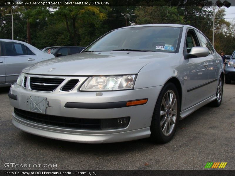Silver Metallic / Slate Gray 2006 Saab 9-3 Aero Sport Sedan