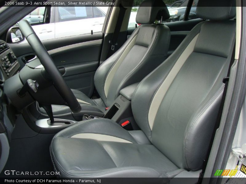  2006 9-3 Aero Sport Sedan Slate Gray Interior