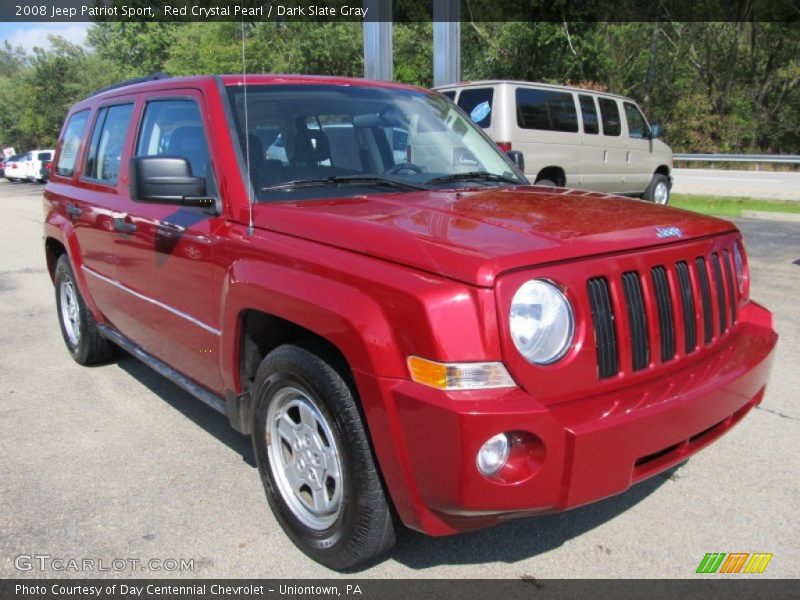 Red Crystal Pearl / Dark Slate Gray 2008 Jeep Patriot Sport