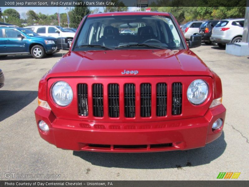 Red Crystal Pearl / Dark Slate Gray 2008 Jeep Patriot Sport