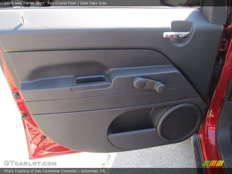 Red Crystal Pearl / Dark Slate Gray 2008 Jeep Patriot Sport
