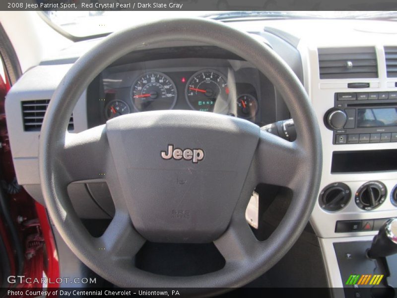 Red Crystal Pearl / Dark Slate Gray 2008 Jeep Patriot Sport