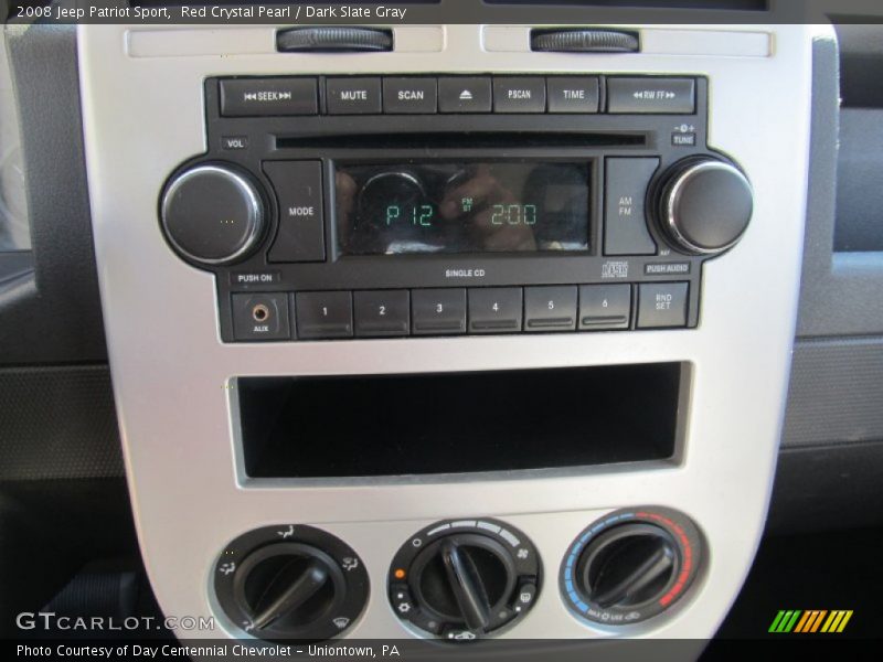 Red Crystal Pearl / Dark Slate Gray 2008 Jeep Patriot Sport