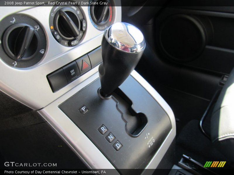 Red Crystal Pearl / Dark Slate Gray 2008 Jeep Patriot Sport
