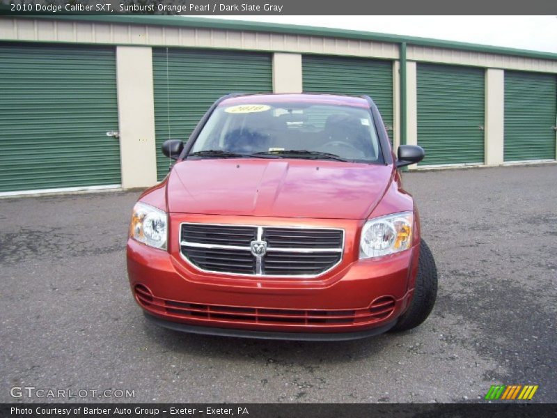 Sunburst Orange Pearl / Dark Slate Gray 2010 Dodge Caliber SXT