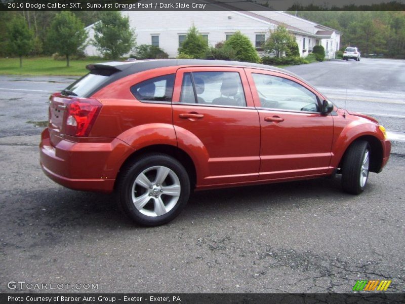 Sunburst Orange Pearl / Dark Slate Gray 2010 Dodge Caliber SXT
