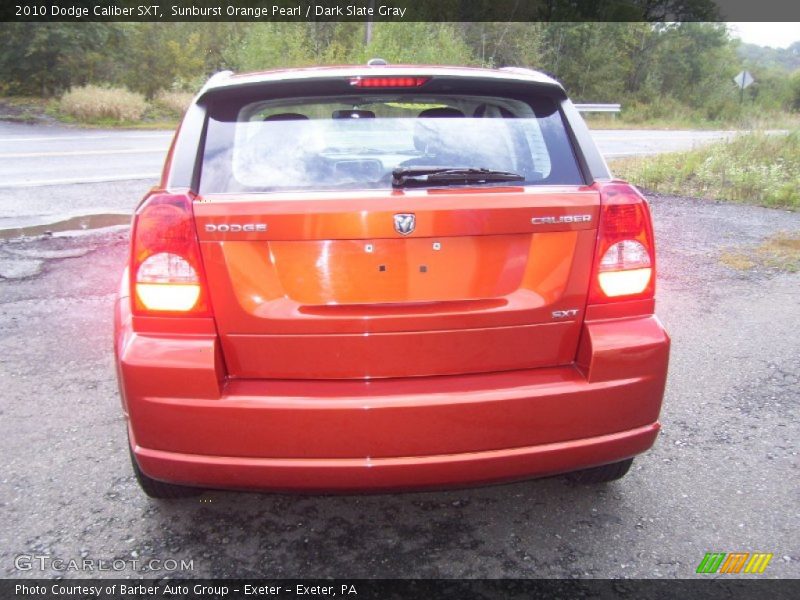 Sunburst Orange Pearl / Dark Slate Gray 2010 Dodge Caliber SXT