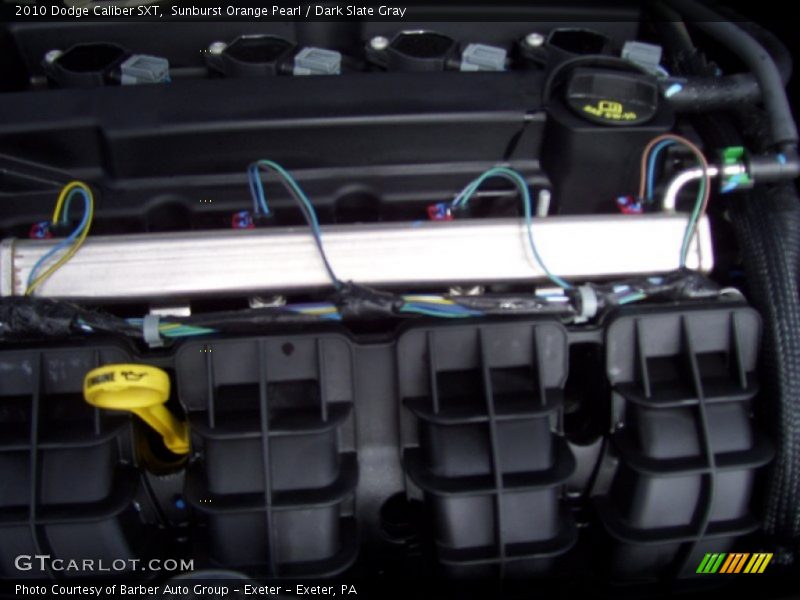 Sunburst Orange Pearl / Dark Slate Gray 2010 Dodge Caliber SXT