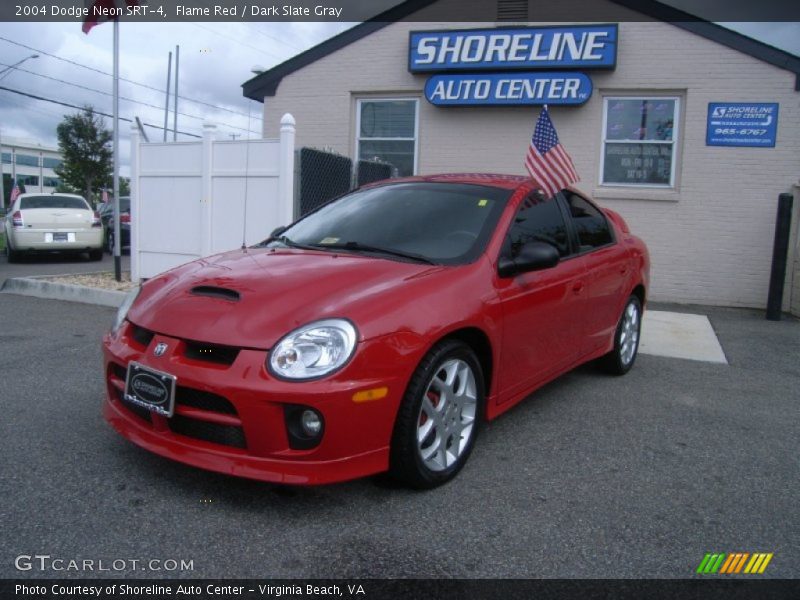 Flame Red / Dark Slate Gray 2004 Dodge Neon SRT-4