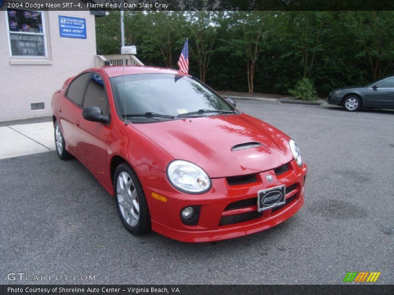 Flame Red / Dark Slate Gray 2004 Dodge Neon SRT-4