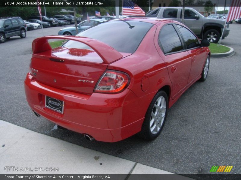 Flame Red / Dark Slate Gray 2004 Dodge Neon SRT-4