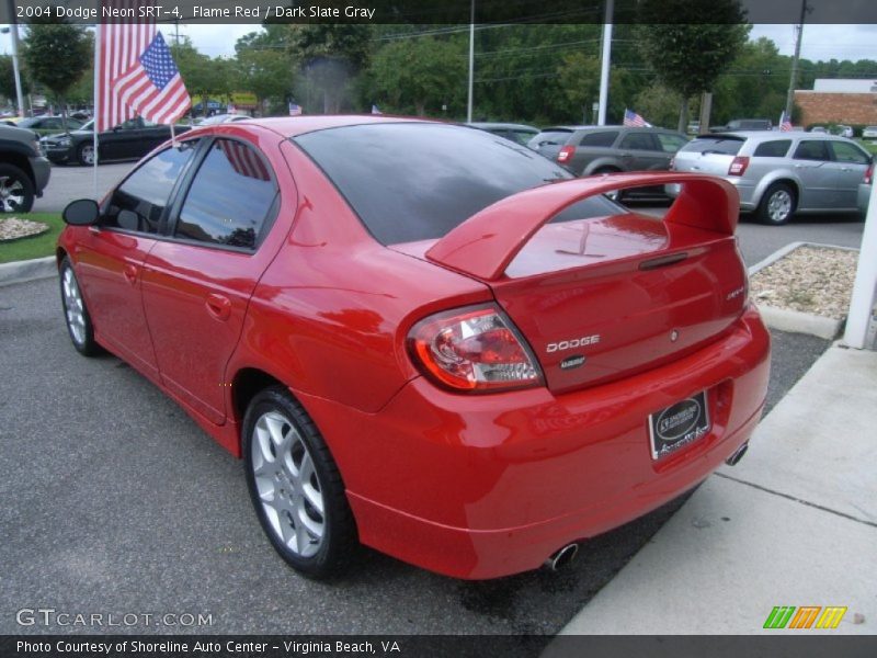 Flame Red / Dark Slate Gray 2004 Dodge Neon SRT-4
