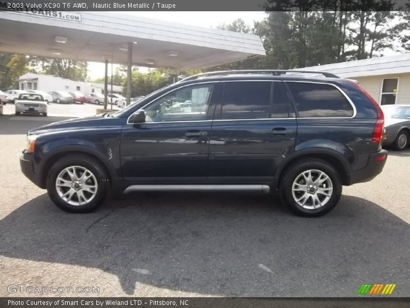 Nautic Blue Metallic / Taupe 2003 Volvo XC90 T6 AWD