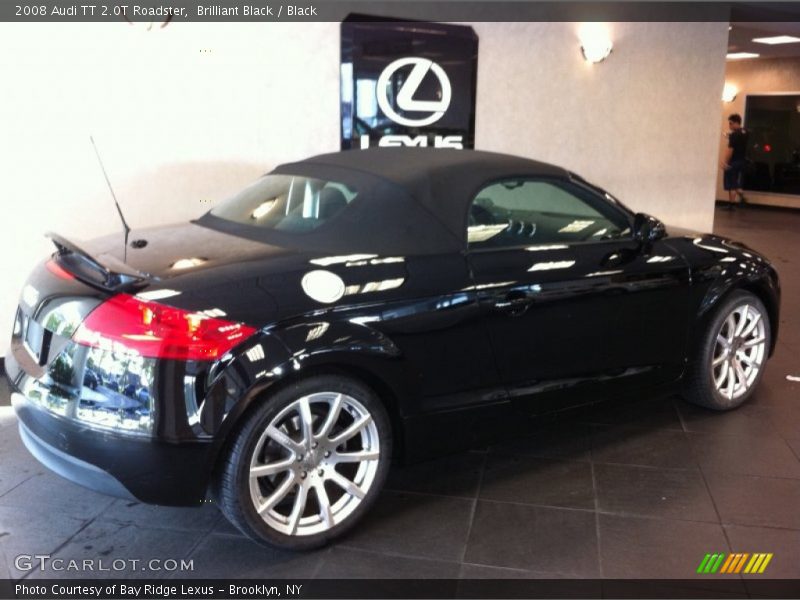 Brilliant Black / Black 2008 Audi TT 2.0T Roadster