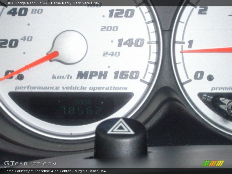 Flame Red / Dark Slate Gray 2004 Dodge Neon SRT-4