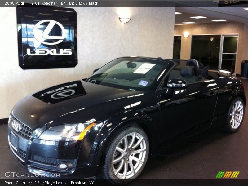 Brilliant Black / Black 2008 Audi TT 2.0T Roadster