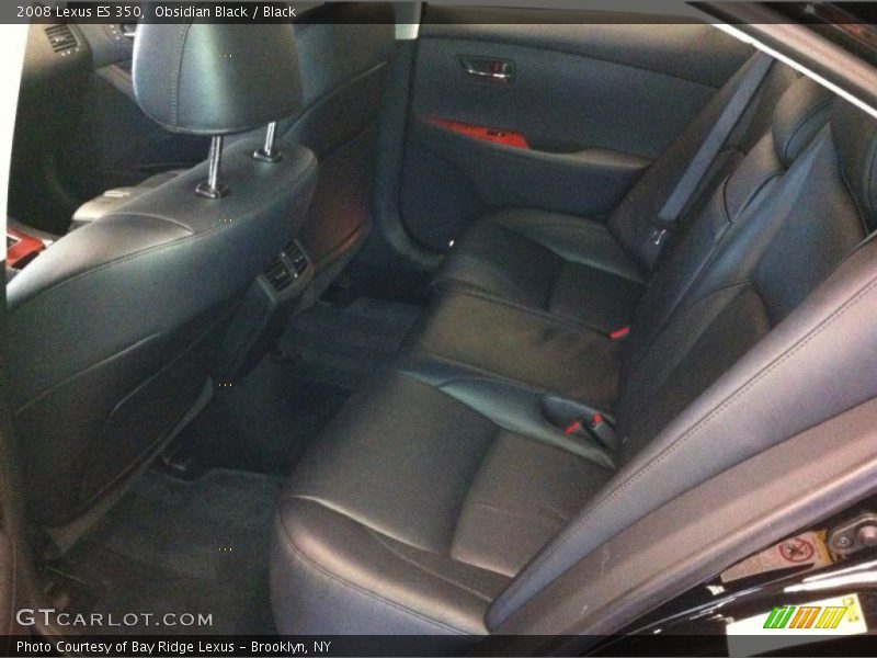 Obsidian Black / Black 2008 Lexus ES 350