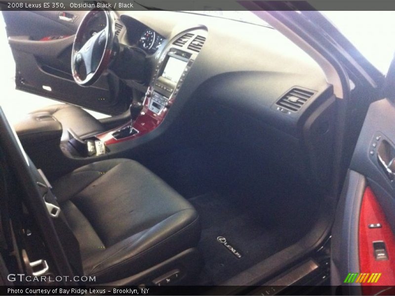 Obsidian Black / Black 2008 Lexus ES 350