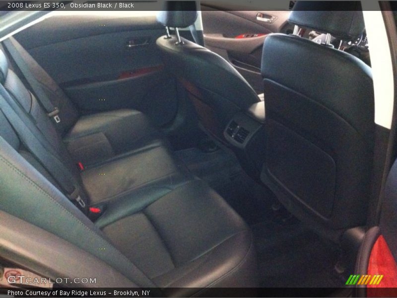Obsidian Black / Black 2008 Lexus ES 350