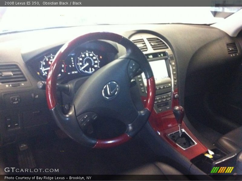 Obsidian Black / Black 2008 Lexus ES 350