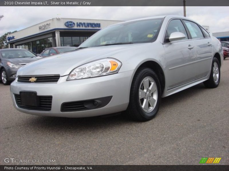 Silver Ice Metallic / Gray 2010 Chevrolet Impala LT