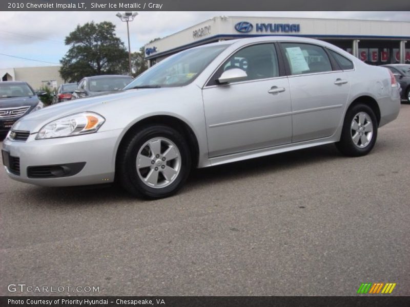 Silver Ice Metallic / Gray 2010 Chevrolet Impala LT