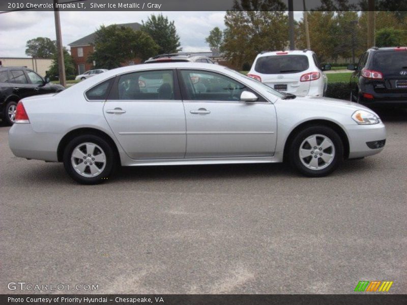 Silver Ice Metallic / Gray 2010 Chevrolet Impala LT