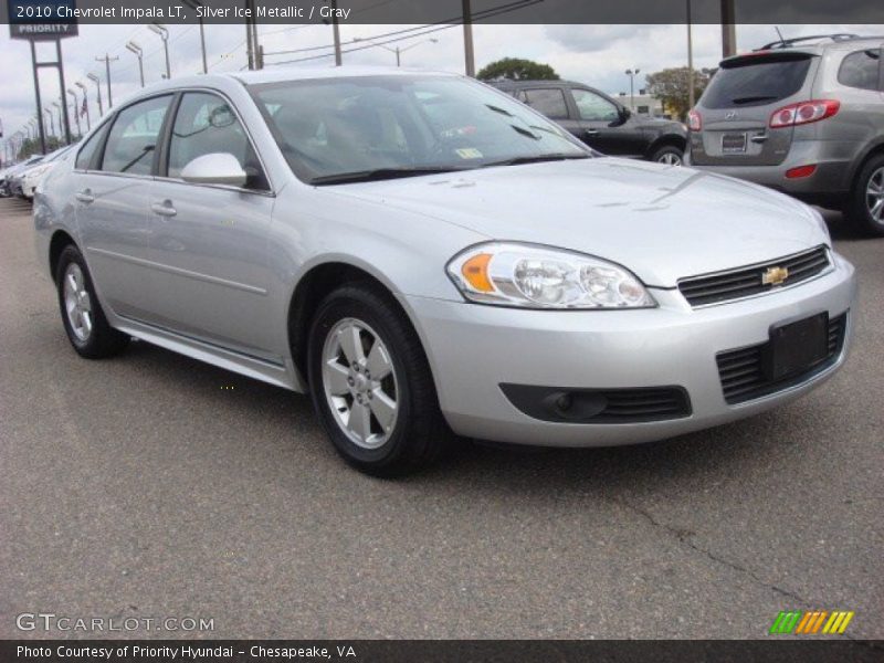 Silver Ice Metallic / Gray 2010 Chevrolet Impala LT