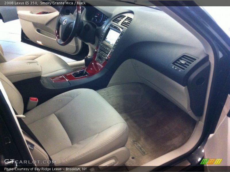 Smoky Granite Mica / Black 2008 Lexus ES 350