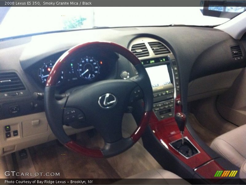 Smoky Granite Mica / Black 2008 Lexus ES 350