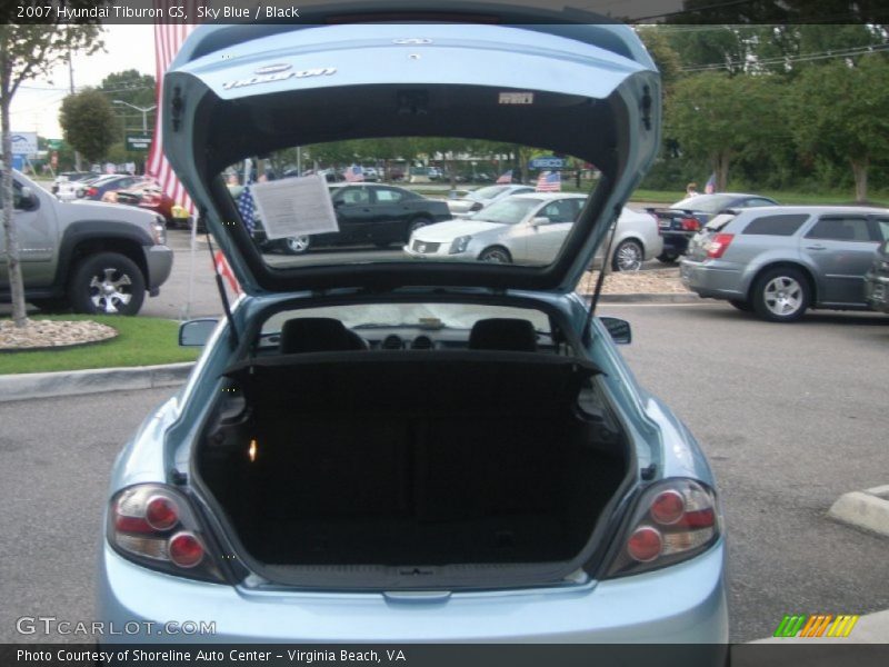 Sky Blue / Black 2007 Hyundai Tiburon GS