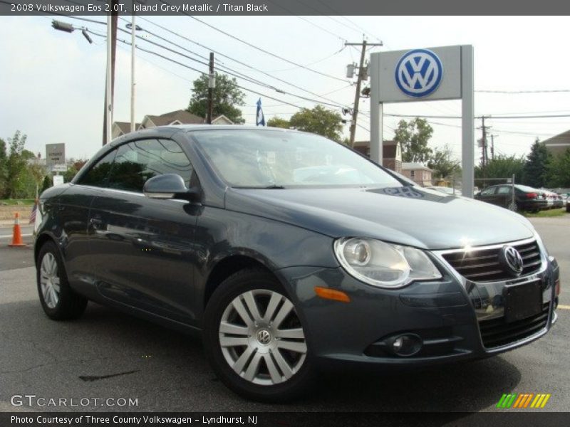 Island Grey Metallic / Titan Black 2008 Volkswagen Eos 2.0T