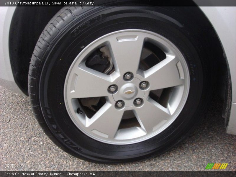 Silver Ice Metallic / Gray 2010 Chevrolet Impala LT