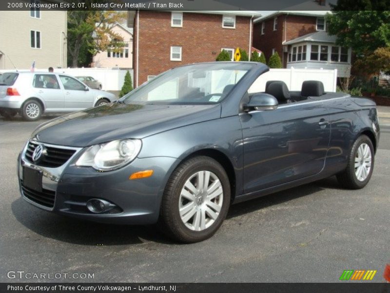 Island Grey Metallic / Titan Black 2008 Volkswagen Eos 2.0T