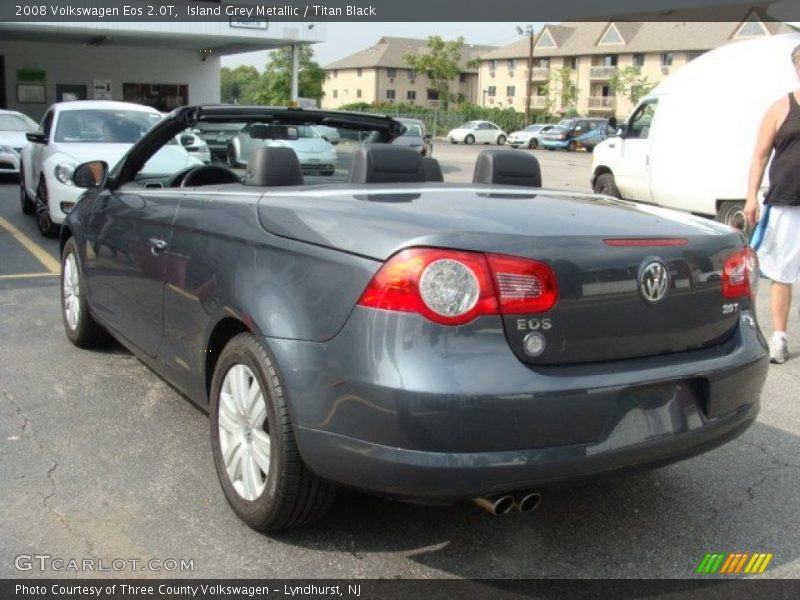 Island Grey Metallic / Titan Black 2008 Volkswagen Eos 2.0T