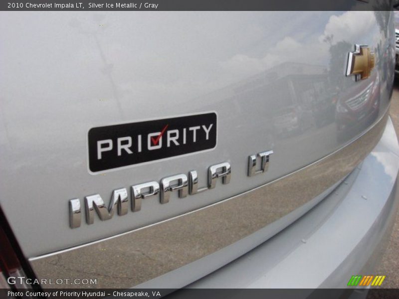 Silver Ice Metallic / Gray 2010 Chevrolet Impala LT