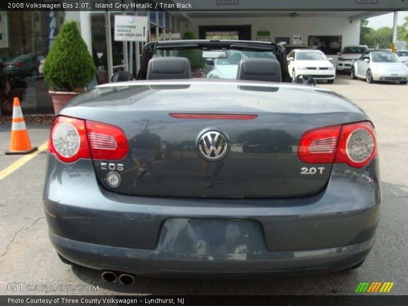 Island Grey Metallic / Titan Black 2008 Volkswagen Eos 2.0T