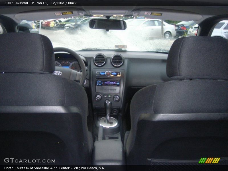 Sky Blue / Black 2007 Hyundai Tiburon GS
