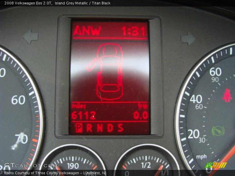 Island Grey Metallic / Titan Black 2008 Volkswagen Eos 2.0T