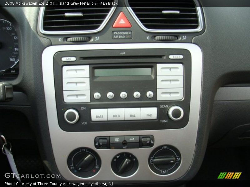 Island Grey Metallic / Titan Black 2008 Volkswagen Eos 2.0T