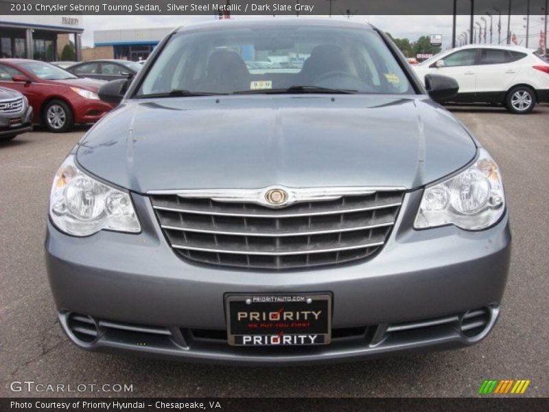 Silver Steel Metallic / Dark Slate Gray 2010 Chrysler Sebring Touring Sedan