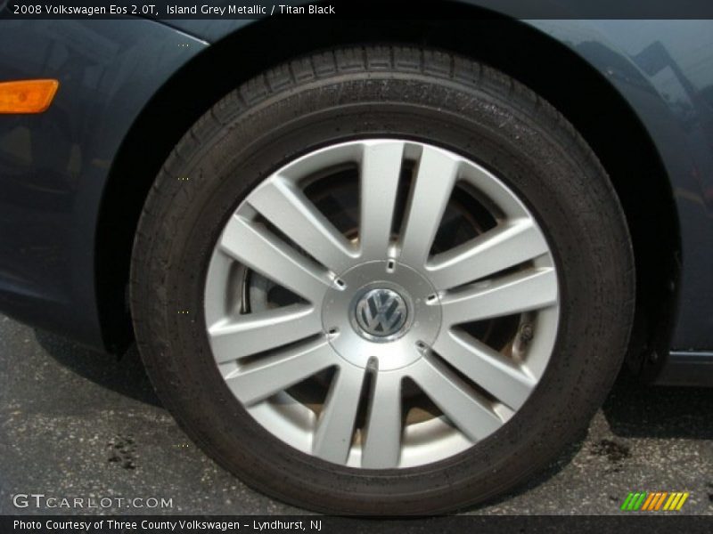 Island Grey Metallic / Titan Black 2008 Volkswagen Eos 2.0T