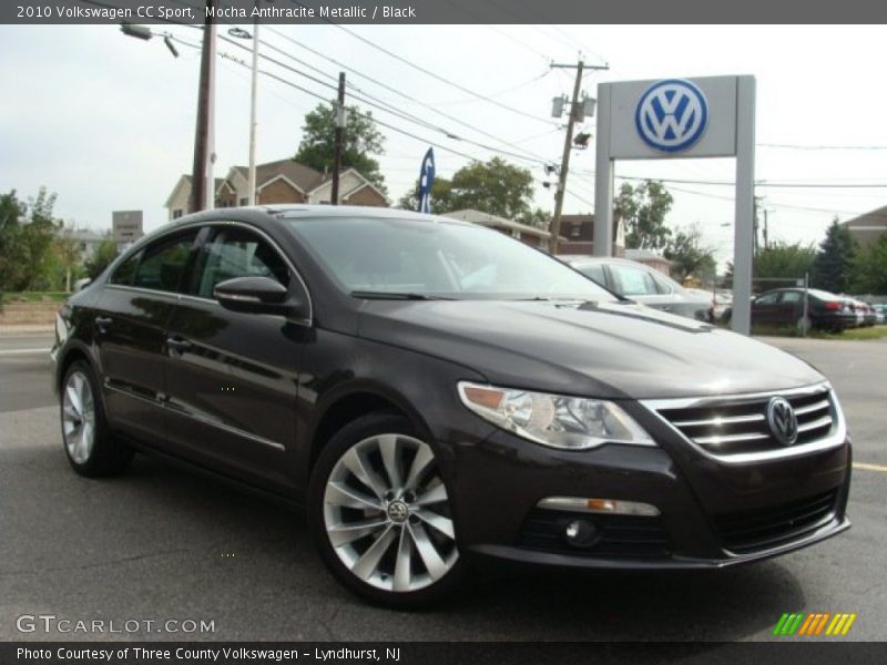 Mocha Anthracite Metallic / Black 2010 Volkswagen CC Sport
