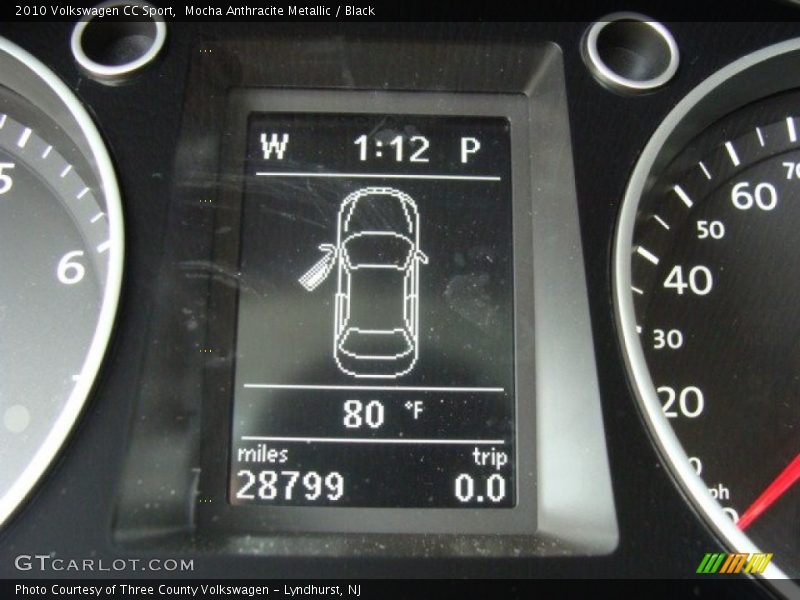 Mocha Anthracite Metallic / Black 2010 Volkswagen CC Sport
