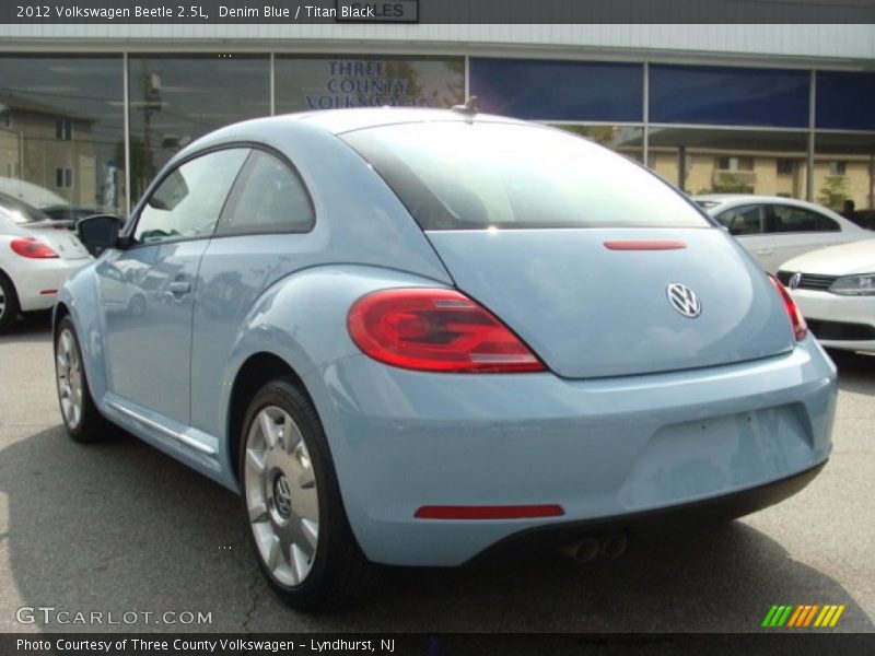 Denim Blue / Titan Black 2012 Volkswagen Beetle 2.5L