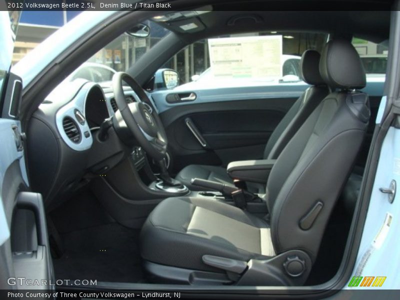 Denim Blue / Titan Black 2012 Volkswagen Beetle 2.5L