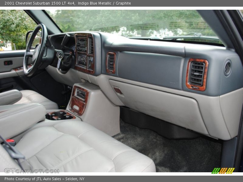 Indigo Blue Metallic / Graphite 2001 Chevrolet Suburban 1500 LT 4x4