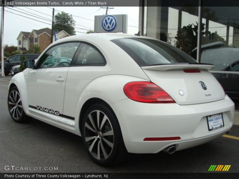 Candy White / Titan Black 2012 Volkswagen Beetle Turbo
