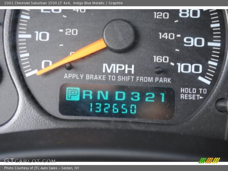 Indigo Blue Metallic / Graphite 2001 Chevrolet Suburban 1500 LT 4x4