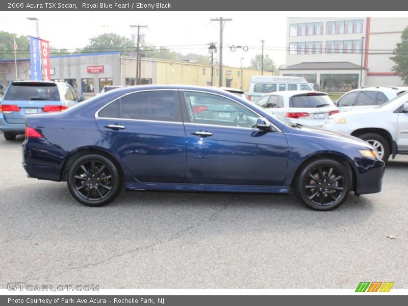 Royal Blue Pearl / Ebony Black 2006 Acura TSX Sedan